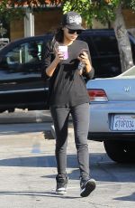 NAYA RIVERA Leaves Coffee Bean in Los Angeles