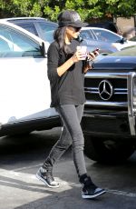 NAYA RIVERA Leaves Coffee Bean in Los Angeles