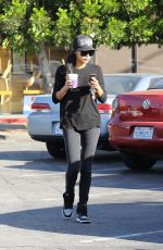 NAYA RIVERA Leaves Coffee Bean in Los Angeles