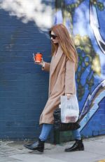 NICOLA ROBERTS Arrives at a Recording Studio in London