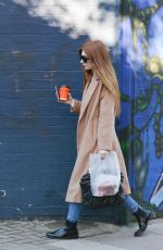 NICOLA ROBERTS Arrives at a Recording Studio in London