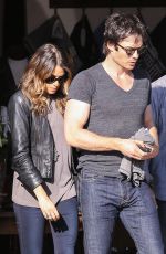 NIKKI REED and Ian Somerhalder Out And About in Venice