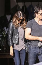 NIKKI REED and Ian Somerhalder Out And About in Venice