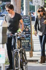 NIKKI REED and Ian Somerhalder Out And About in Venice