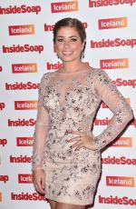 NIKKI SANDERSON at Inside Soap Awards in London