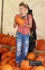 OLIVIA HOLT at Pumpkin Patch in Los Angeles
