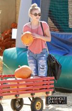 OLIVIA HOLT at Pumpkin Patch in Los Angeles