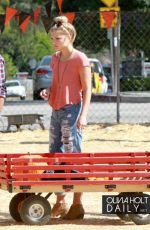 OLIVIA HOLT at Pumpkin Patch in Los Angeles