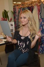 OLIVIA HOLT at Wallflower Jeans Fashion Night Out in Los Angeles