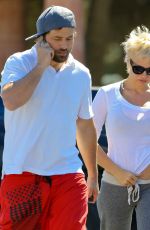 PAMELA ANDERSON Out and About in Malibu
