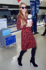 PARIS HILTON Arrives on a Flight at LAX Airport