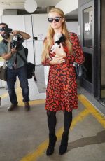 PARIS HILTON Arrives on a Flight at LAX Airport
