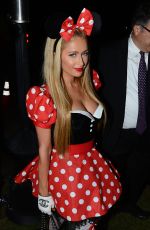 PARIS HILTON at a Halloween Party in Beverly Hills