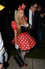 PARIS HILTON at a Halloween Party in Beverly Hills