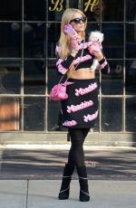 PARIS HILTON Out Shopping in New York 1710