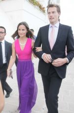 PIPPA MIDDLETON at an Wedding in Italy