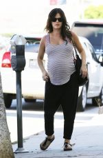 Pregnant RACHEL BILSON Out and About in West Hollywood 0610