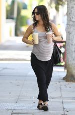 Pregnant RACHEL BILSON Out and About in West Hollywood 0610
