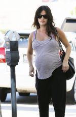 Pregnant RACHEL BILSON Out and About in West Hollywood 0610