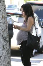 Pregnant RACHEL BILSON Out and About in West Hollywood 0610
