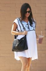 Pregnant  RACHEL BILSON Shopping at Stamp Proper Foods in Los Feliz