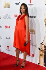 Pregnant ZOE SALDANA at 2014 NCLR Alma Awards in Pasadena
