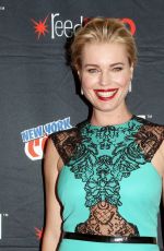 REBECCA ROMIJN at The Librarians Pres Conference at Comic-con in New York
