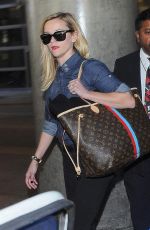 REESE WITHERSPOON Aarres on a Flight at LAX
