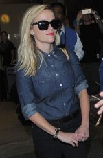 REESE WITHERSPOON Aarres on a Flight at LAX