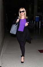 REESE WITHERSPOON Arrives at Los Angeles International Airport 3010