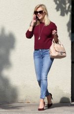 REESE WITHERSPOON in Skinny Jeans Out and About in Santa Monica 2710
