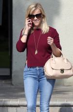 REESE WITHERSPOON in Skinny Jeans Out and About in Santa Monica 2710