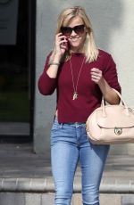 REESE WITHERSPOON in Skinny Jeans Out and About in Santa Monica 2710