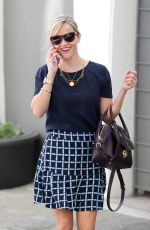 REESE WITHERSPOON in Skirt Leaves Her Office in Beverly Hills 2310