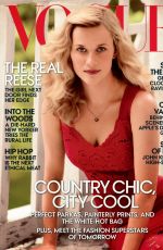 REESE WITHERSPOON in Vogue Magazine, October 2014 Issue