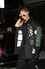 RIHANNA Arrives at Giorgio Baldi Restaurant in Santa Monica