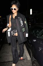 RIHANNA Arrives at Giorgio Baldi Restaurant in Santa Monica