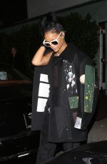 RIHANNA Arrives at Giorgio Baldi Restaurant in Santa Monica