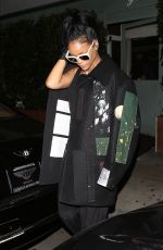 RIHANNA Arrives at Giorgio Baldi Restaurant in Santa Monica