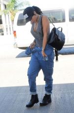 RIHANNA Arrives at LAX Airport in Los Angeles 3009