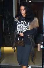 RIHANNA Leaves a Dentist Office in New York