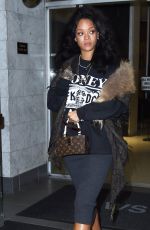 RIHANNA Leaves a Dentist Office in New York