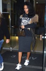 RIHANNA Leaves a Dentist Office in New York