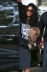 RIHANNA Leaves a Dentist Office in New York