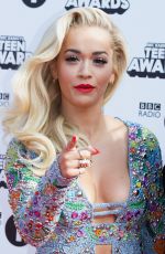 RITA ORA at Radio One Teen Awards at Wembley Arena in London
