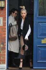 RITA ORA Leaves Her Home in London