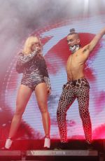 RITA ORA Performs at a Concert in Moscow