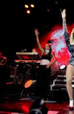 RITA ORA Performs at a Concert in Moscow