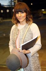 ROXANNE PALLETT Arrives at Theatre in Doncaster