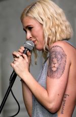 RUMER WILLIS Performs at a Concert in Los Angeles